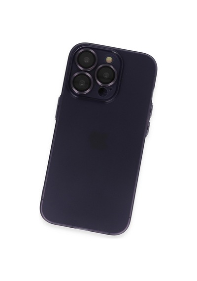 İphone 14 Pro Max Kılıf Luko Lens Silikon - Siyah