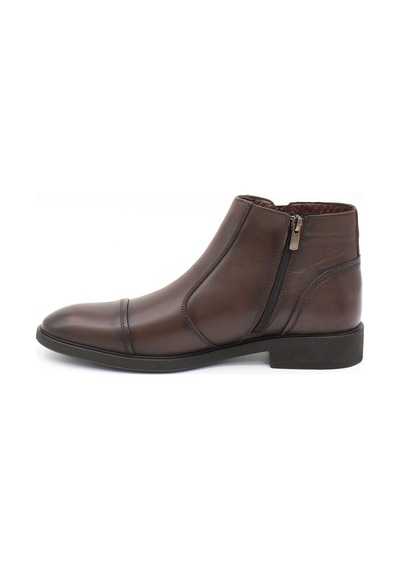Nesil Shoes Thrtrk 2302-1 Kahve Hakiki Deri Kauçuk Taban Erkek Bot-kahve