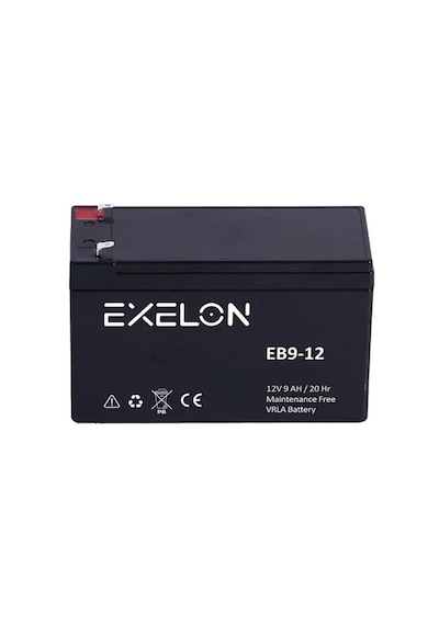 Exelon Eb9-12 12v 9ah Bakımsız Kuru Tip Ups Aküsü 2.50 Kg+