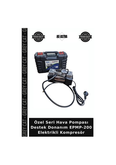Özel Seri Hava Pompası Destek Donanım Epmp-200 Elektrikli Kompresör