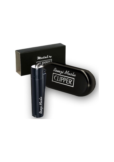 Clipper Metal Çakmak Siyah