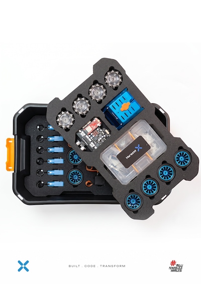 Harezmi X İleri Seviye 20'si 1 Arada Programlanabilir Modüler Robot Seti, Deneyap Kart V2 Ve +2 Enkoderli Dc Motor Donanımlı