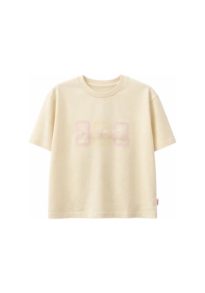 Haribo Lisanslı Fiyonk Aplikeli T-shirt Şort Takım Pudra