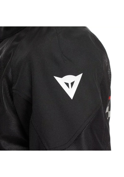 Dainese Daınese Ceket Herosphere Aır Tex Jacket Black Whıte Strıpes Red Siyah