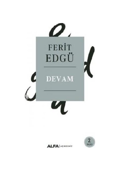 Devam - Ferit Edgü - Alfa Yayıncılık