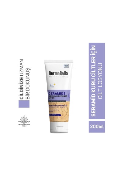 Ceramide Kuru Ciltler Için Nemlendirici Ve Yatıştırıcı Cilt Losyonu 200 Ml