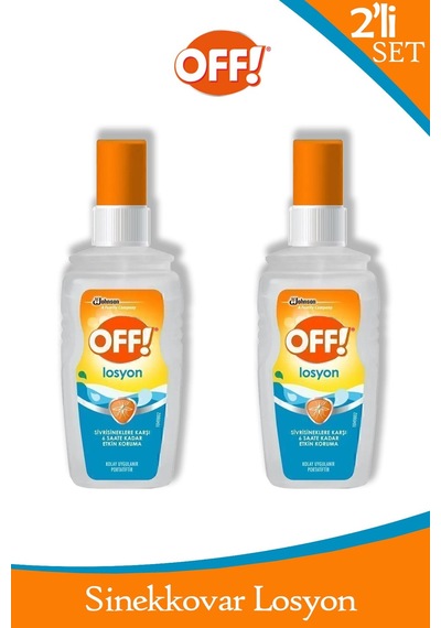 Off Sinekkovar Losyon 100 Ml X 2 Adet