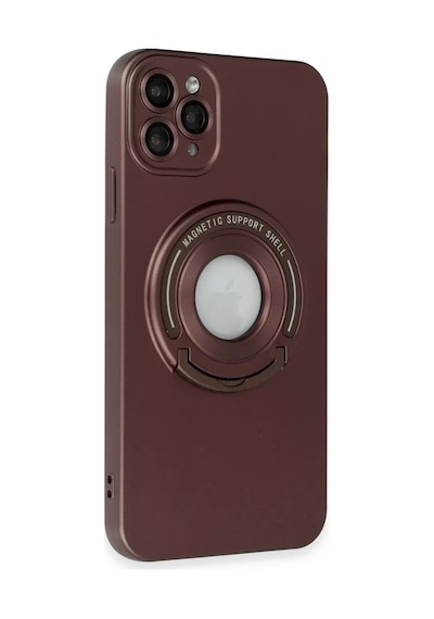 Newface Apple İphone 12 Pro Kılıf Lukka Magneticsafe Kapak - Kahverengi