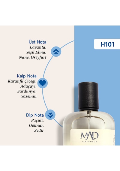Mad H101 Selective Erkek Parfüm EDP 50 ML