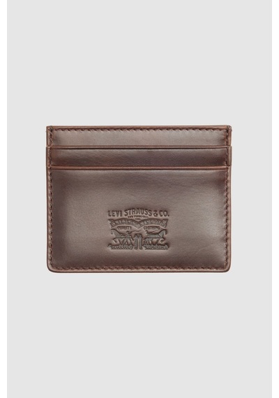 Levi's Case Seal Kahverengi Deri Erkek Kartlık-24623