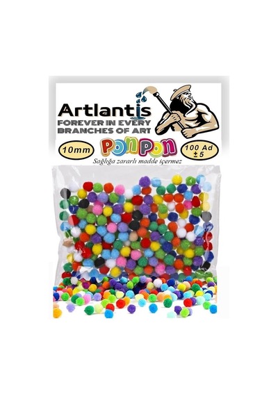 Ponpon 10 Mm 100 Lü 1 Paket Karışık Renk Pon Pon 10 Mm Pompom 1 Cm Elişi Etkinliği Anasınıfı Kreş Okul Öncesi