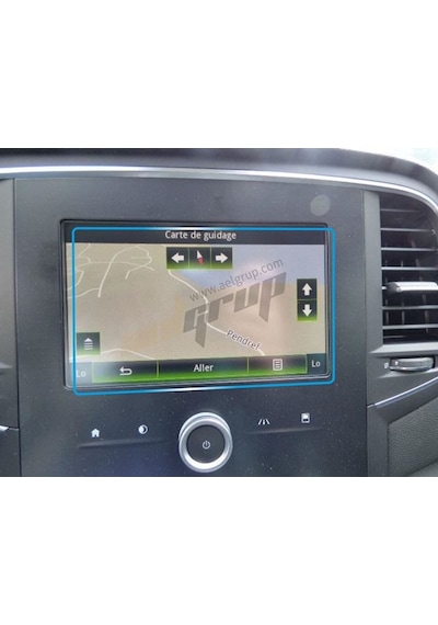 Renault Megane 7 Inç Multimedya Uyumlu Ekran Koruyucu Cam
