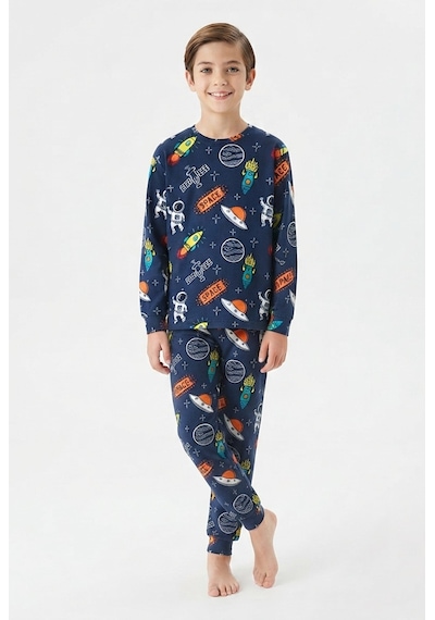 Fidekids 100-pamuk-interlok-kumas-erkek-cocuk-pijama-takimi-lacivert-uzay-roket-ve-gezegen-desenli Fidekids 100-pamuk-interlok-kumas-erkek-cocuk-pijama-takimi-lacivert-uzay-roket-ve-gezegen-desenli