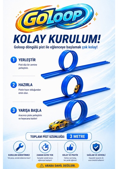 Go Loop Yarış Pisti 3 Mt