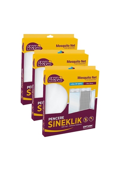 Pencere Sinekliği Tülü 130x150 Cm 3 Adet Sineklik Perde 130 X 150