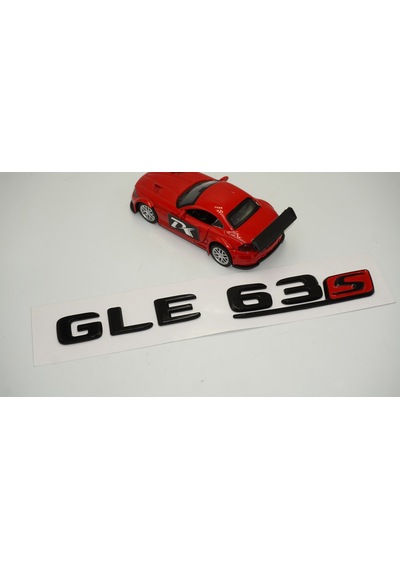 GLE63S Bagaj Parlak Siyah ABS 3M 3D Yazı Logo