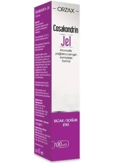 Orzax Cosakondrin Vücut Jeli 100 ML