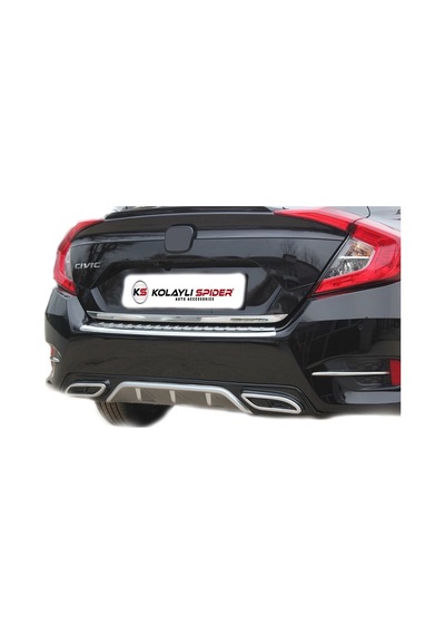 Honda Civic 10 Bagaj Alt Çıta Krom 2016 Ve Sonrası