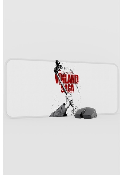Vinland Saga Anime V4 - 70x30 Xl Gaming Kauçuk Kaymaz Taban Mouse Pad Fare Altlığı