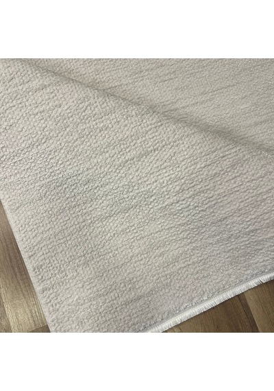 Apex Azur 6541 Açık Gri Modern Makina Halısı Açık Gri