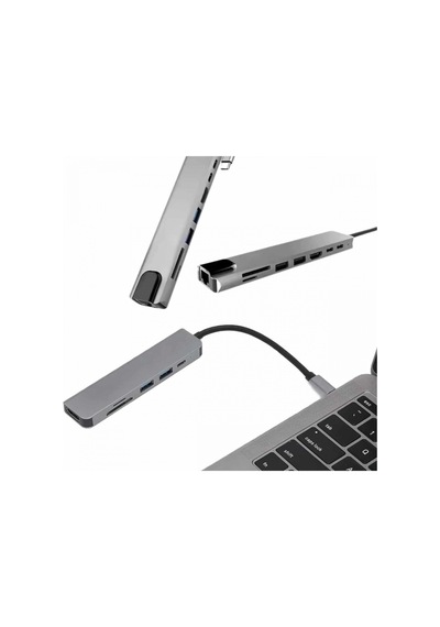 Macbook Uyumlu 3'ü 1 Arada Type-c Dönüştürücü Adaptör Hdmı Ve Usb 3.0
