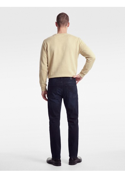 Koton Normal Bel Cepli Straight Fit Jean Pantolon - Mark Jean Koyu İndigo 7wam40372nd