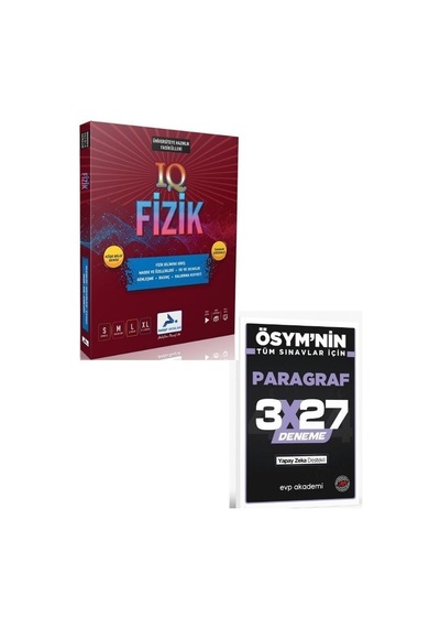 2027 Paraf 2027 Yks Fizik Iq Fizik Bilimine Giriş Soru Kütüphanesi+ Evp Akademi Paragraf