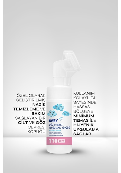 Tto Soft Baby Göz Çevresi Temizleme Köpüğü 100Ml