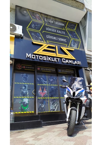 2020-25 Bmw S1000xr Ön Cam Koyu Füme 52cm 4mm Zeus