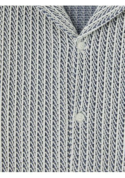 Lcw Vision Beyaz Regular Fit Desenli Erkek Gömlek