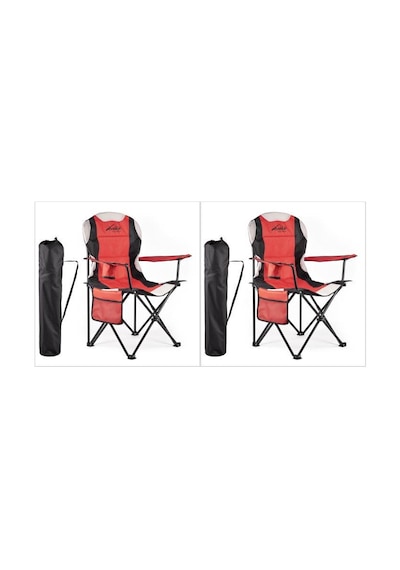 Sportlife Evolite Nature Katlanabilir Kamp Koltuğu 2'li Set Kırmızı