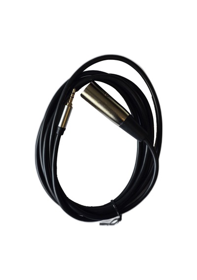 Xlr Erkek - 3.5mm Stereo Erkek Mikrofon Kablosu 2 Metre Ses Aktarım Kablosu