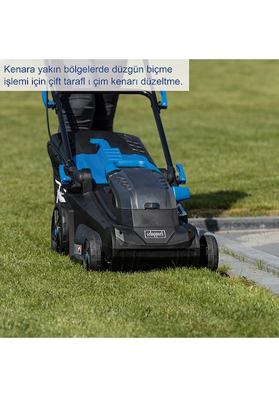 Scheppach BC-MP380 2x4AH Akülü Çim Biçme Makinesi - 5911414400