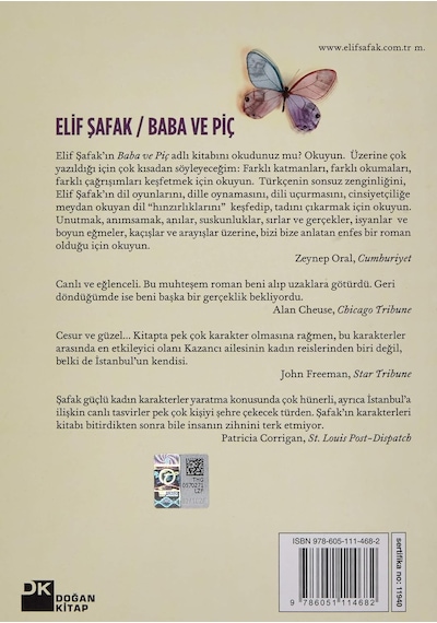 Baba ve Piç - Elif Şafak - Doğan Kitap