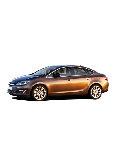 S-Dizayn Opel Astra J Krom Kapı Kolu 4 Kapı 2010 Üzeri A+
