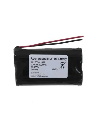 3.7v 5200mah Li-ion Pcbli 2x18650 Şarjlı Pil