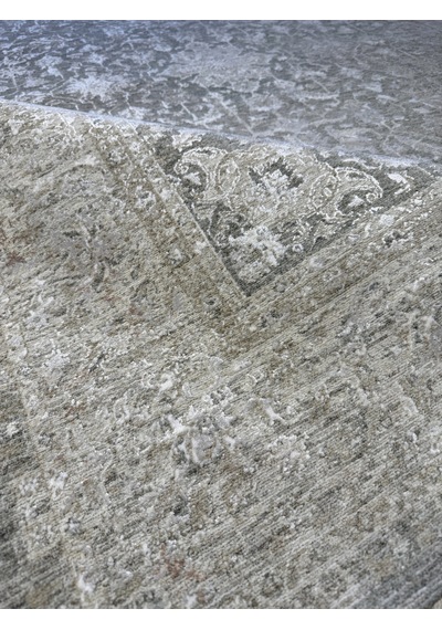 Hoom Rugs Venice Vnc 07 Gri Krem Üst Segment Salon Halısı