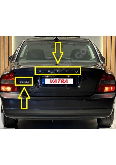 S80 2.9 1999 Uyumlu Volvo Ve S80 Bagaj Yazısı Seti