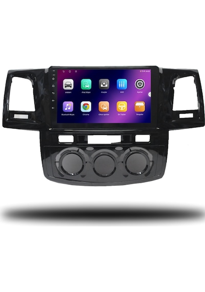 Carplayer Toyota Hilux 2008-2015 Manuel Klima Uyumlu Android Multimedya 6gb Ram 64gb Hafıza