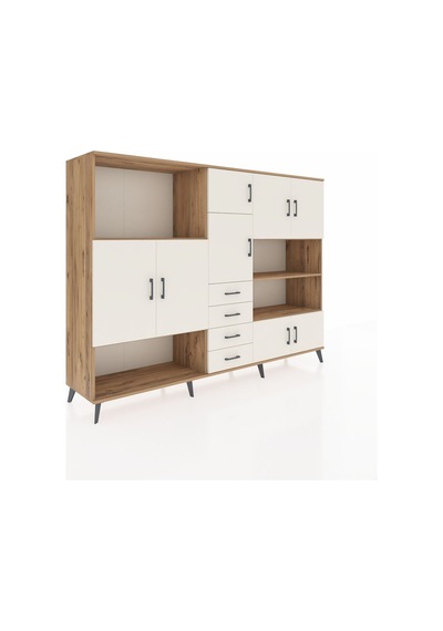 Hyperion Dolap 9 Raflı 4 Çekmeceli 8 Kapaklı 220x44x163 Çam-aytaş Çam-aytaşı Hyperion Dolap 9 Raflı 4 Çekmeceli 8 Kapaklı 220x44x163 Çam-aytaş Çam-aytaşı