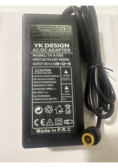 19 Volt Monitör Adaptörü 19 Volt 2.1 Amper 6.5 Mm 4.4 Mm Adaptör