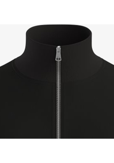 Hugo Neeler Half Zip Erkek Siyah Sweatshirt 50522367 Siyah
