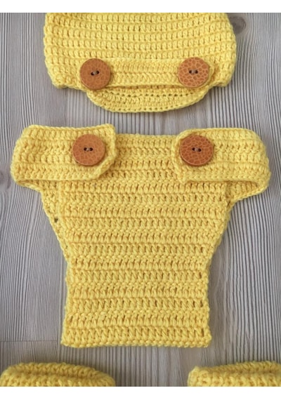Bebek Kostümü Unisex Sarı