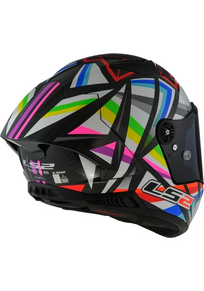 Ls2 Thunder Karbon Gp Aero Flash Full Face Motosiklet Kaskı Siyah