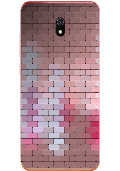 Redmi 8a Uyumlu Renkli Duvar Baskılı Silikon Kılıf