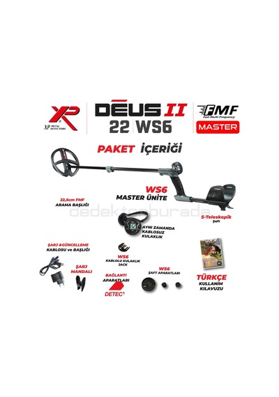 DEUS 2 22,5CM FMF BAŞLIK,WS6 MASTER