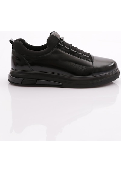 Dgn 2045 Erkek Düz Taban Sneaker 2045-2285-R1645 Siyah