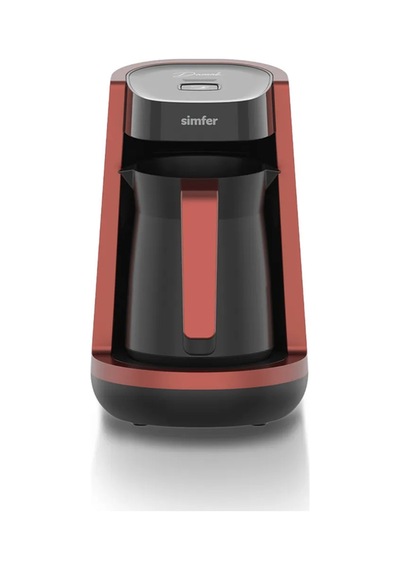 Simfer 5702 Damak Türk Kahvesi Makinesi 4 Kişilik Kırmızı