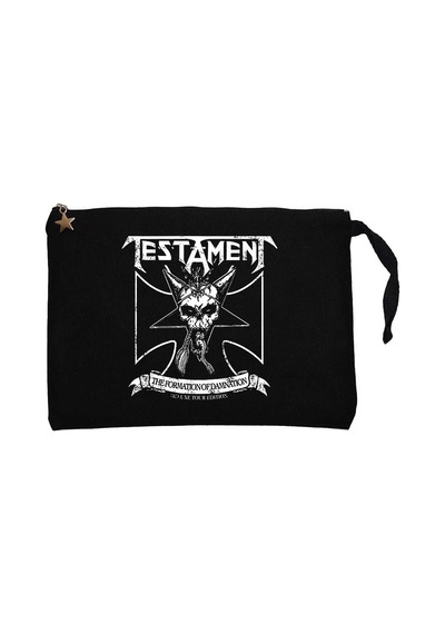 Testament Trending Siyah Clutch Astarlı Cüzdan / El Çantası