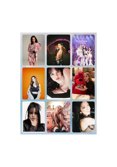 Black Pink 20 No -kpop- 9 Lu Fotokart Seti